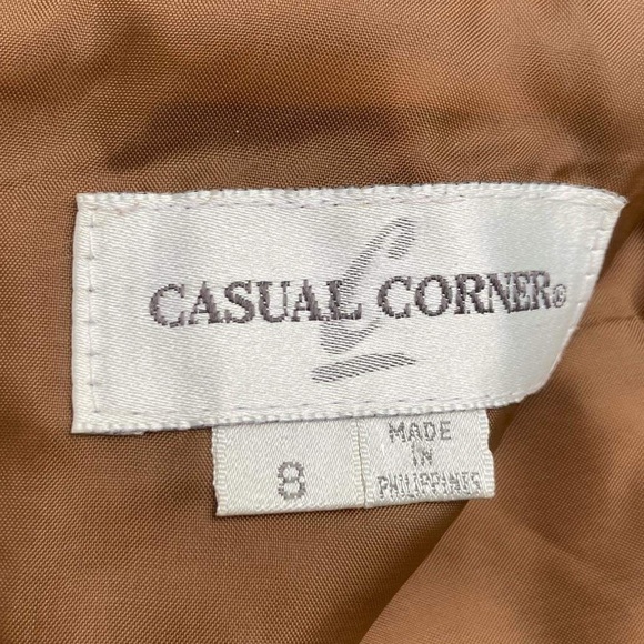 Casual Corner Suede Midi Skirt Sz 8 - Picture 3 of 4